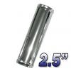2.5" - Aluminiumrr (64mm) [polerat] 30 cm