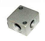 Kopplingsblock med 4 anslutningar 1/8"