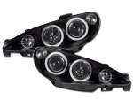 Angel Eyes Peugeot 307 01-05  Svart