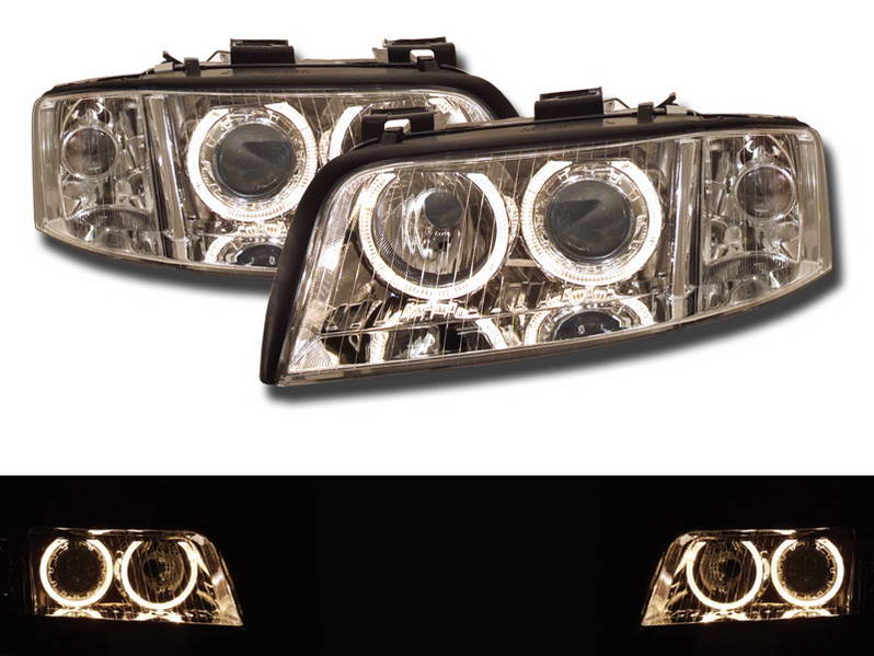 Angel Eyes Audi A6 99-00 Krom