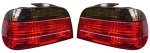 Baklampor E38 Smoke/red Briljant Facelift