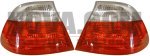 E46 Baklampor vit/rda