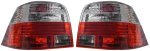 Golf IV Baklampor Clear/Red