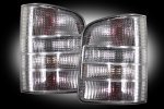 Baklampor VW T5 Silver/Vit