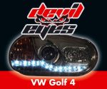 VW Golf IV Devil Eyes Svart