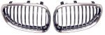 BMW E60 04- Grill Krom