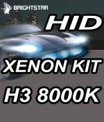 Xenon Kit H3 8000K
