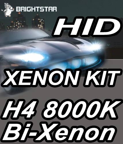 Xenon Kit H4 Bi-Xenon 8000K