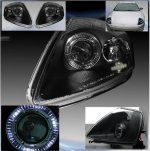 Mitsubishi Eclipse Strlkastare svart 00-05