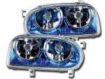 Klarglas VW Golf 3 91-97 Bl/Krom