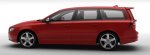 Volvo V70N 08- Vinge Original Olackerad / Lackerad