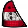 BAKLAMPOR-LED RENAULT CLIO II 98-01 RD/CRYSTAL