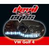 VW Golf IV Devil Eyes Svart DRL (Day Running Light)
