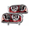 Klarglas VW Golf 3 91-97 R�d/Krom